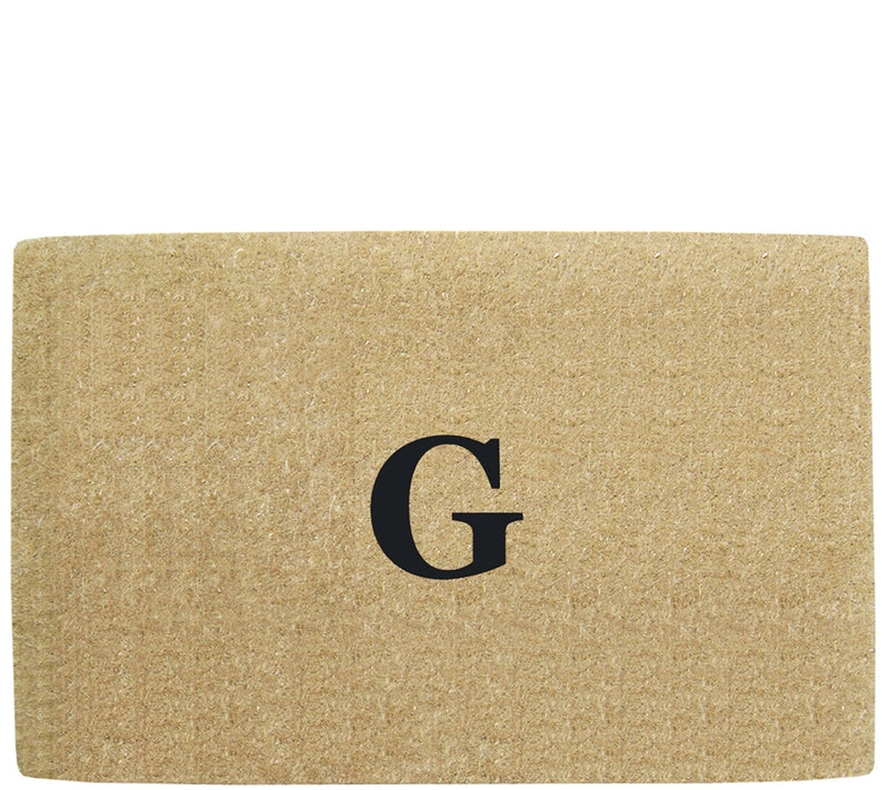 Nedia Home Monogrammed 22" x 36" Heavy-Duty Coir Doormat — View 15