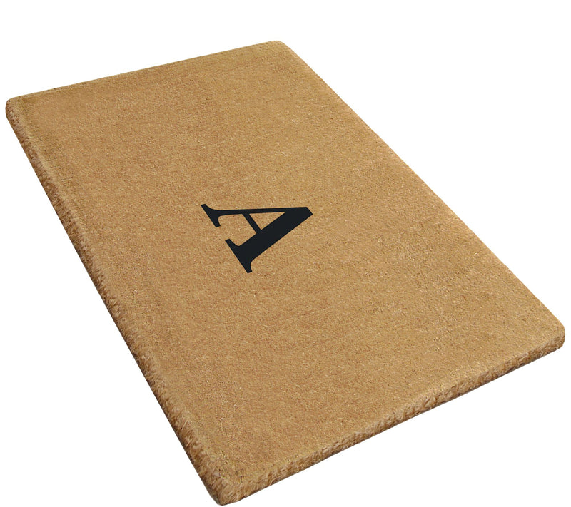Nedia Home Monogrammed 22" x 36" Heavy-Duty Coir Doormat — View 54