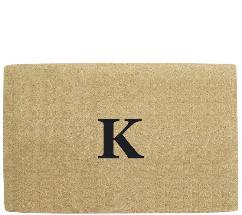Nedia Home Monogrammed 22" x 36" Heavy-Duty Coir Doormat — View 23