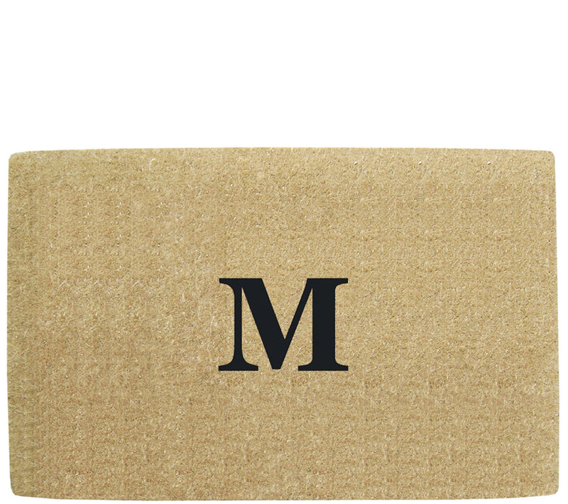 Nedia Home Monogrammed 22" x 36" Heavy-Duty Coir Doormat — View 27