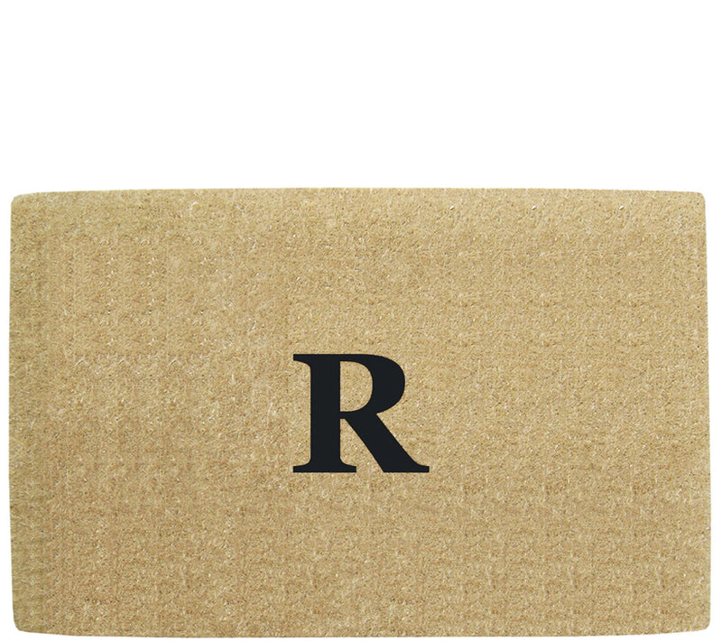 Nedia Home Monogrammed 22" x 36" Heavy-Duty Coir Doormat — View 37
