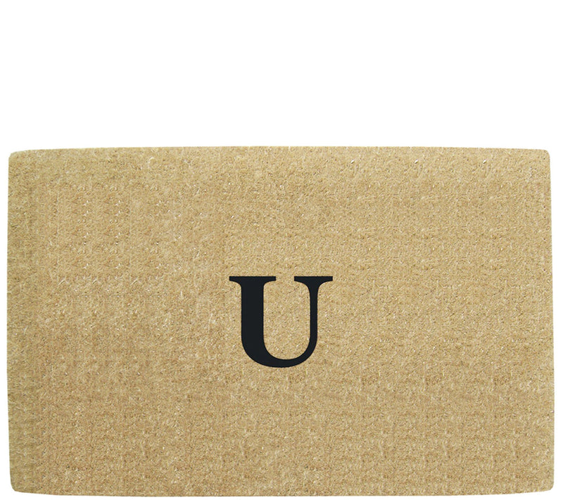 Nedia Home Monogrammed 22" x 36" Heavy-Duty Coir Doormat — View 43
