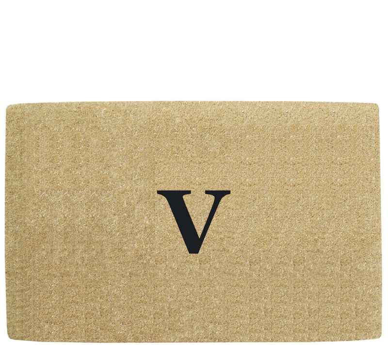 Nedia Home Monogrammed 22" x 36" Heavy-Duty Coir Doormat — View 45