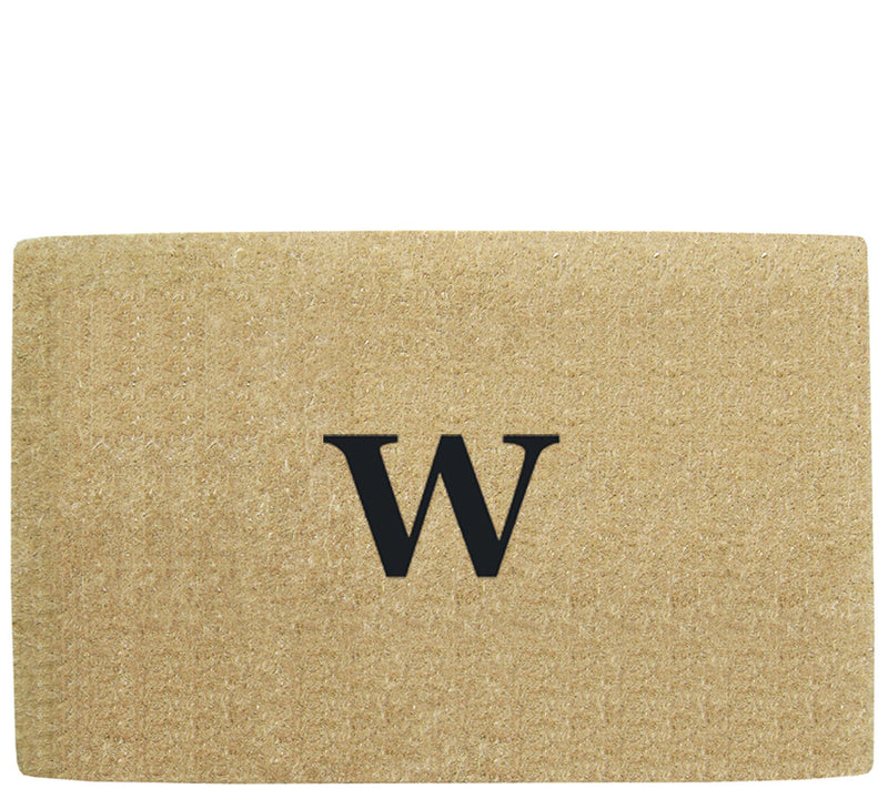 Nedia Home Monogrammed 22" x 36" Heavy-Duty Coir Doormat — View 47