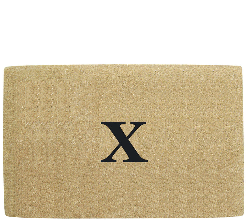 Nedia Home Monogrammed 22" x 36" Heavy-Duty Coir Doormat — View 49