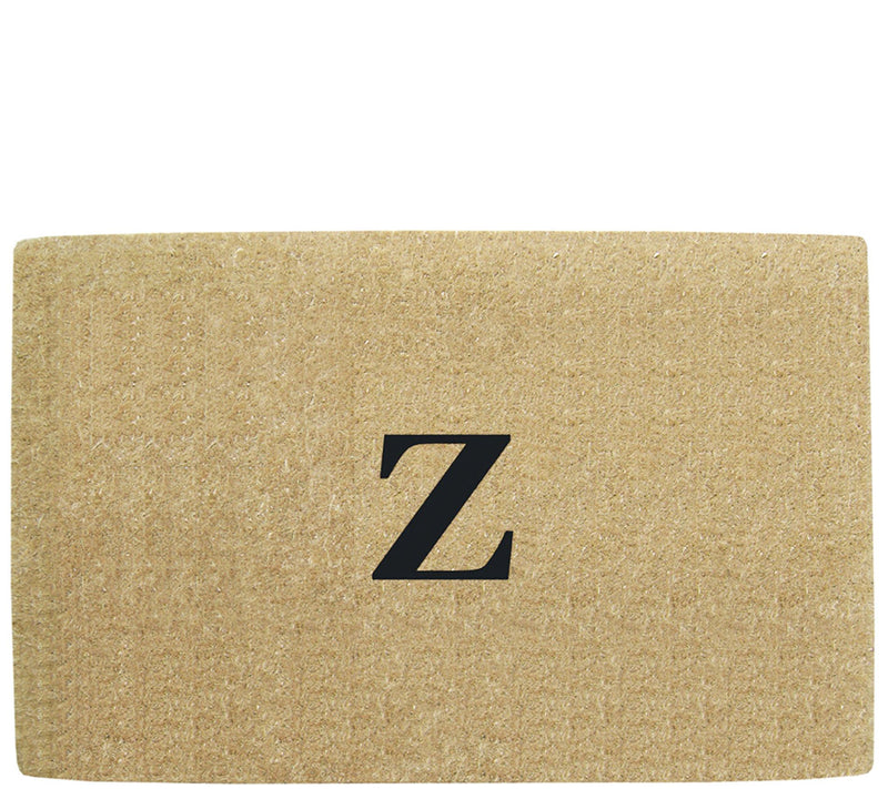 Nedia Home Monogrammed 22" x 36" Heavy-Duty Coir Doormat — View 53