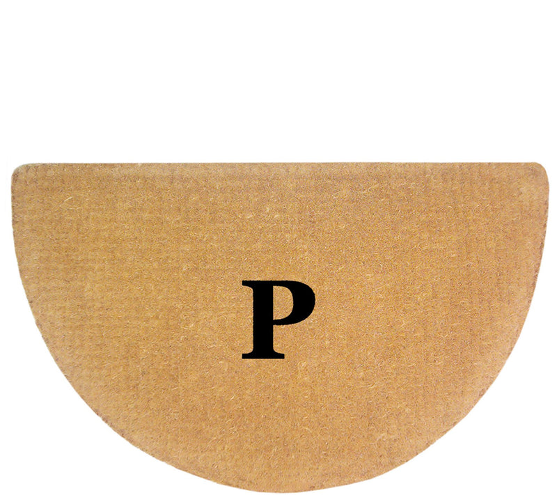 Nedia Home Monogrammed 22" x 36" Half-Round Heavy-Duty Doormat — View 33