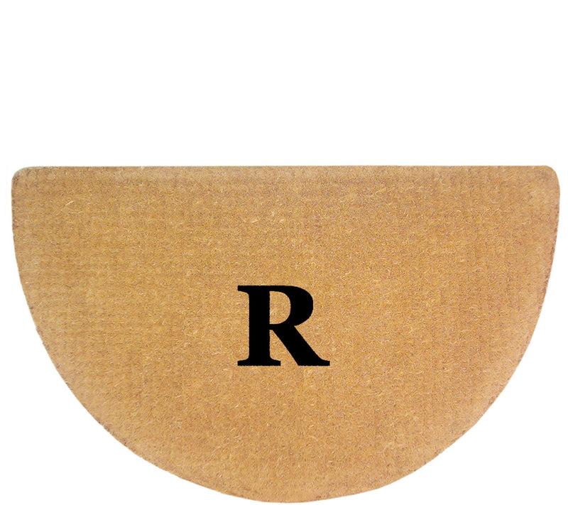 Nedia Home Monogrammed 22" x 36" Half-Round Heavy-Duty Doormat — View 37