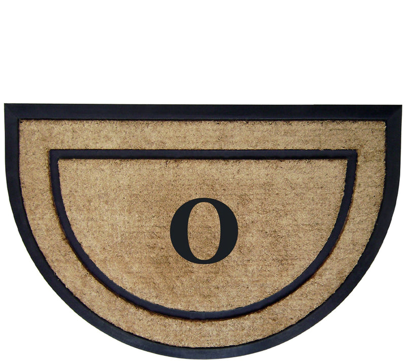 Nedia Home Monogrammed 24" x 36" Half-Round Doormat — View 31