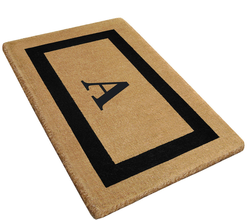 Nedia Home Monogrammed Heavy-Duty 22" x 36" Coir Doormat — View 54