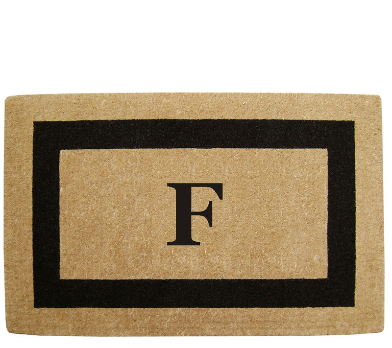 Nedia Home Monogrammed Heavy-Duty 22" x 36" Coir Doormat — View 13