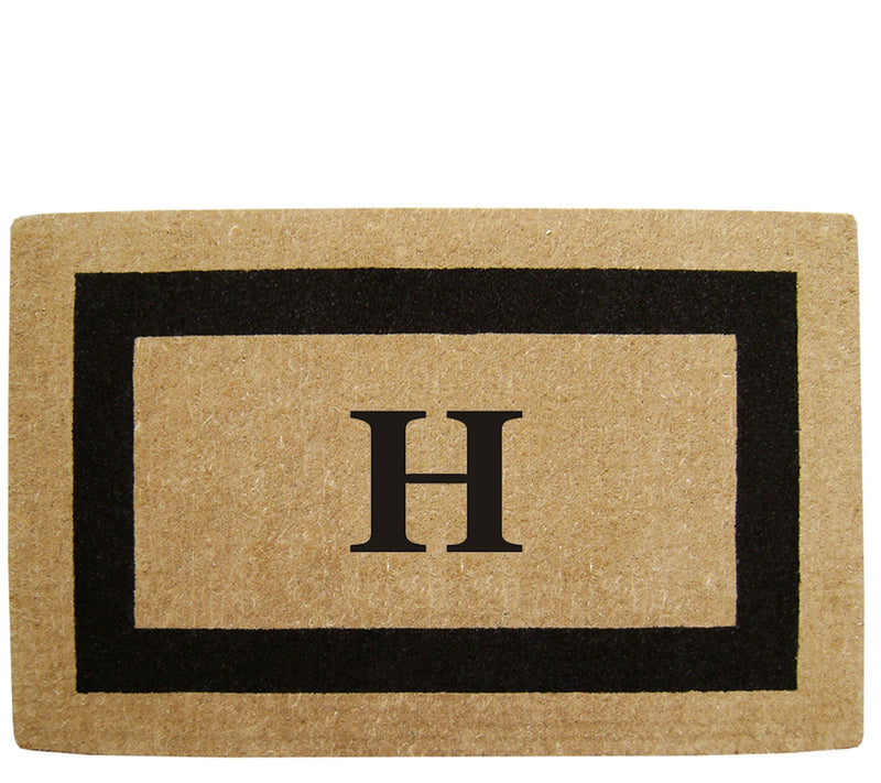 Nedia Home Monogrammed Heavy-Duty 22" x 36" Coir Doormat — View 17