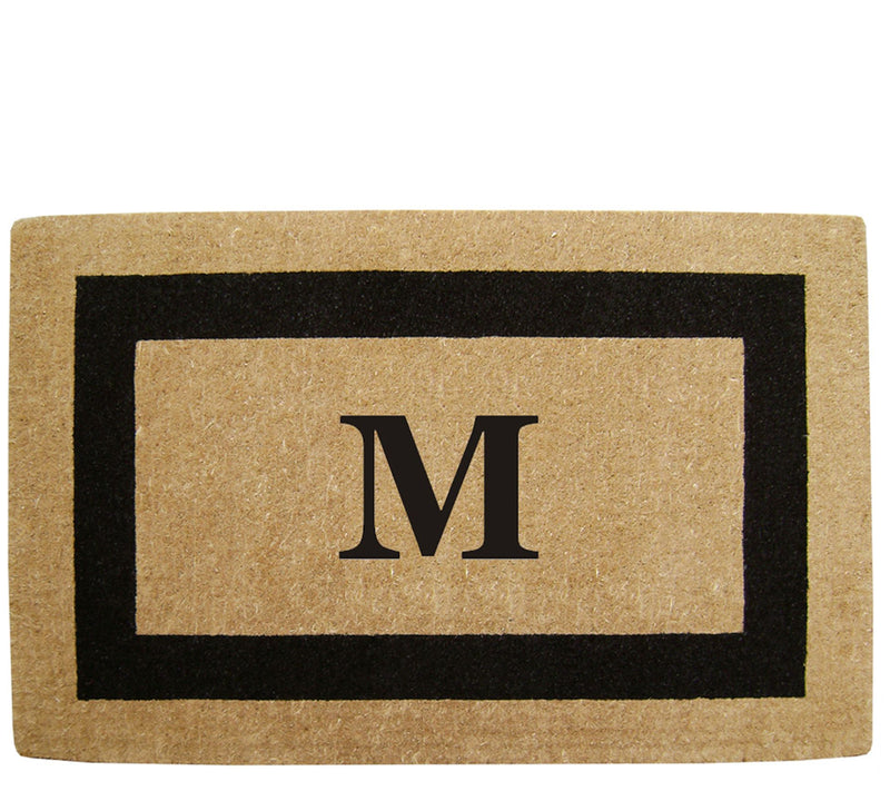Nedia Home Monogrammed Heavy-Duty 22" x 36" Coir Doormat — View 27