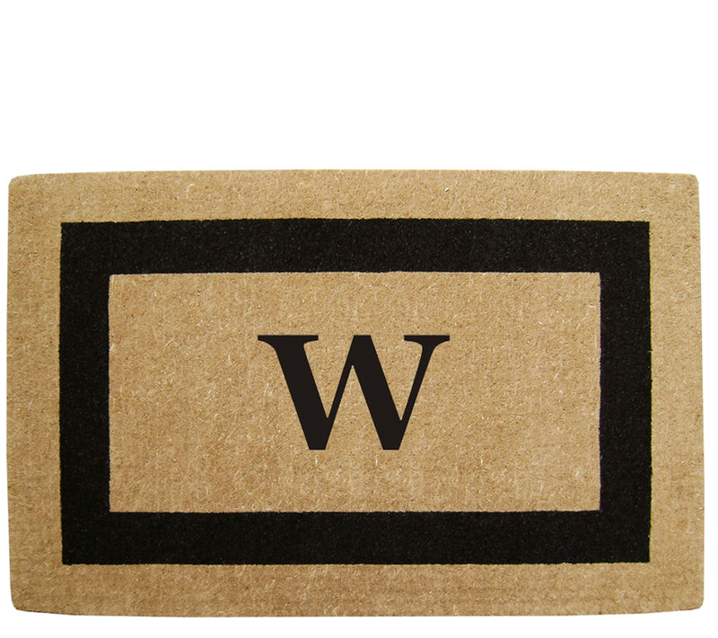 Nedia Home Monogrammed Heavy-Duty 22" x 36" Coir Doormat — View 47