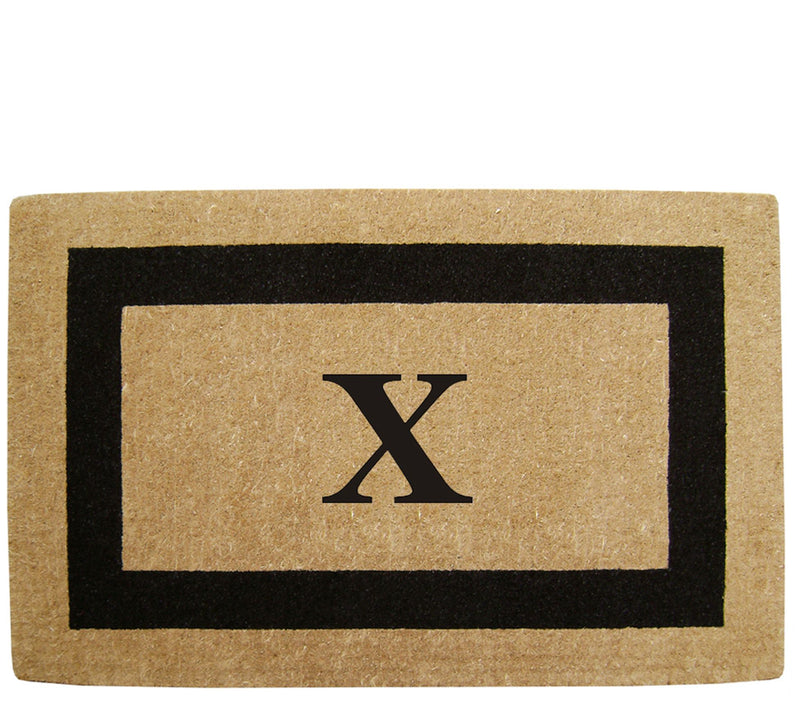 Nedia Home Monogrammed Heavy-Duty 22" x 36" Coir Doormat — View 49