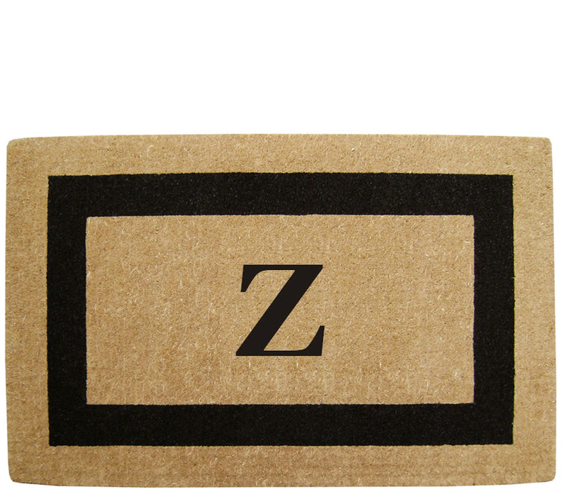 Nedia Home Monogrammed Heavy-Duty 22" x 36" Coir Doormat — View 53