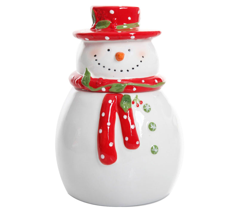 Gibson Home Jolly Plenitude 7-1/2" Snowman Cookie Jar — Main view