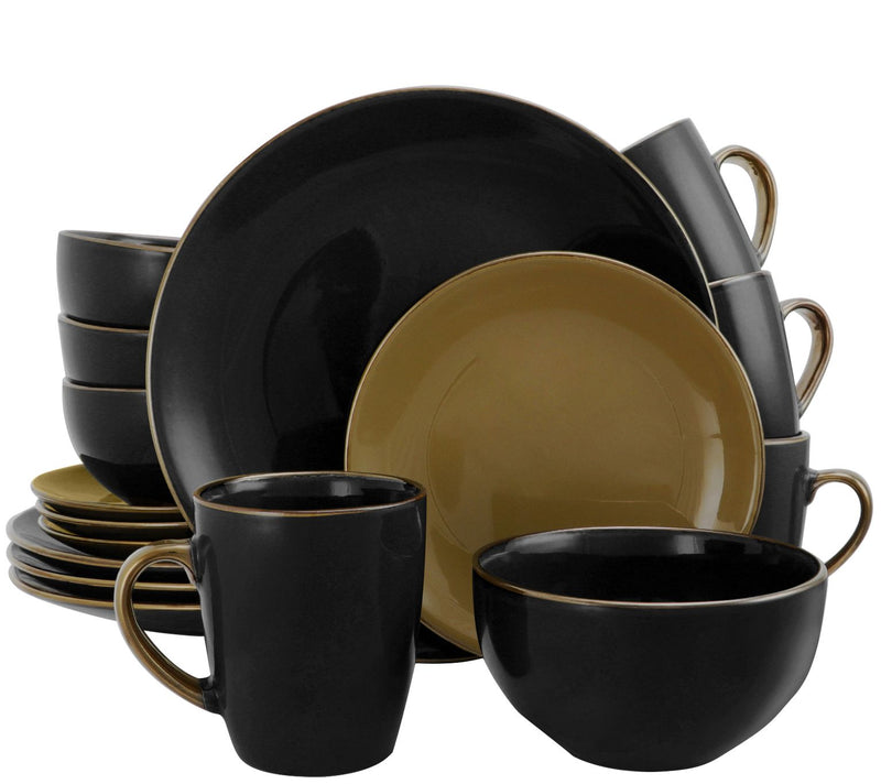 Elama Grand Collection 16-Piece Dinnerware Set — View 3