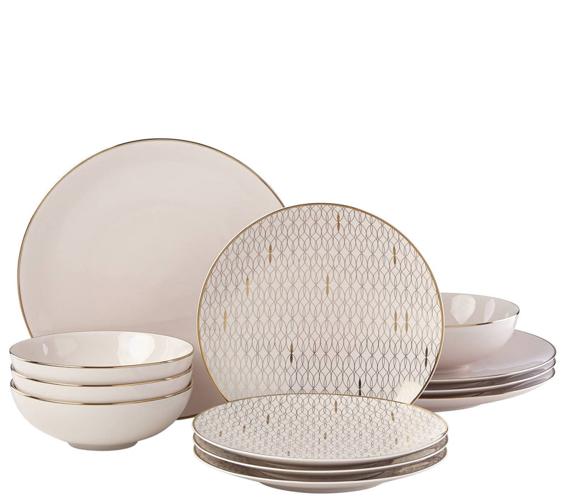 Lenox Trianna 12-Piece Dinnerware Set - Blush — Main view