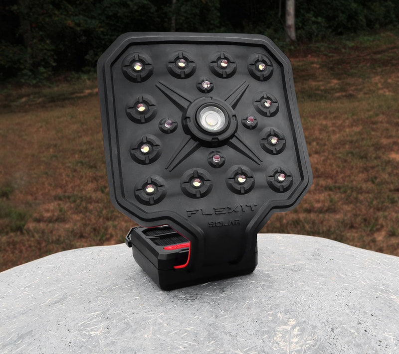 FLEXIT Solar 500 Lumens USB/Solar Recharge.Hand sFreeFlashligh — View 4
