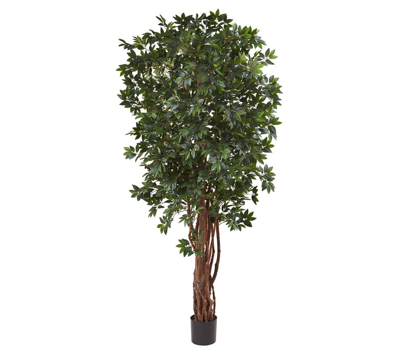 7.5' Lychee Silk Tree by Nearly Natural — Main view
