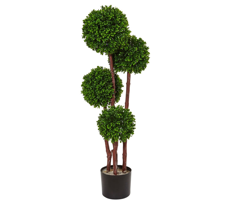 3' Boxwood Topiary Tree by Nearly Natural — Main view