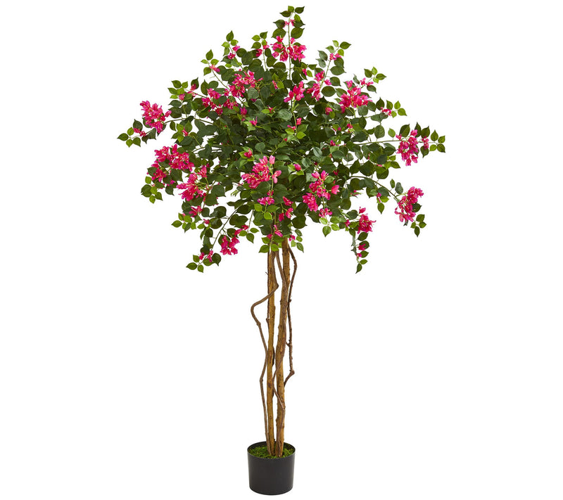 5.5' Bougainvillea Artificial Tree by Nearly Natural — Main view