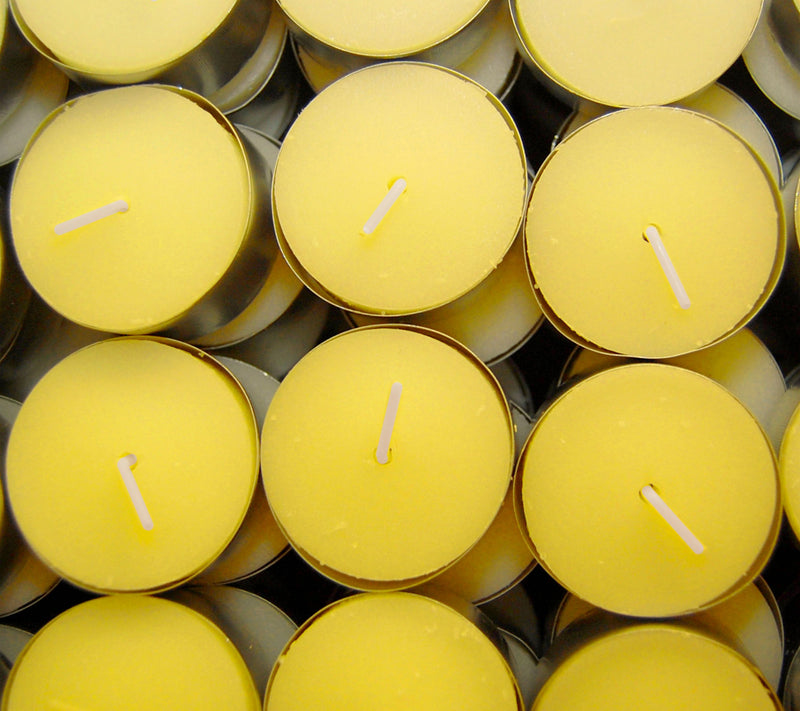 LumaBase 100-Piece Extended Burn Citronella TeaLight Candles — View 3