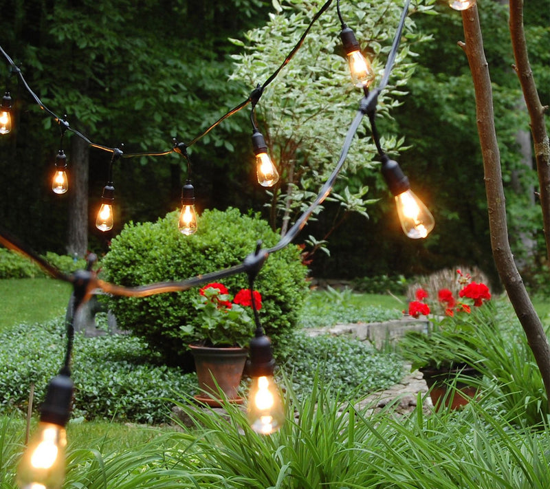 LumaBase 12 Light Edison-Style Outdoor ElectricString Lights — View 2