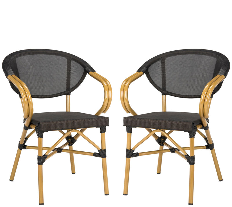 Safavieh Burke Stacking Arm Chairs — Main view