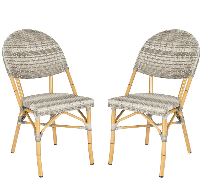 Safavieh Barrow Indoor/Outdoor Set of Two Stacking Arm Chairs — View 5