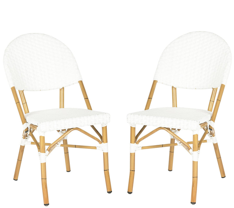 Safavieh Barrow Indoor/Outdoor Set of Two Stacking Arm Chairs — View 7