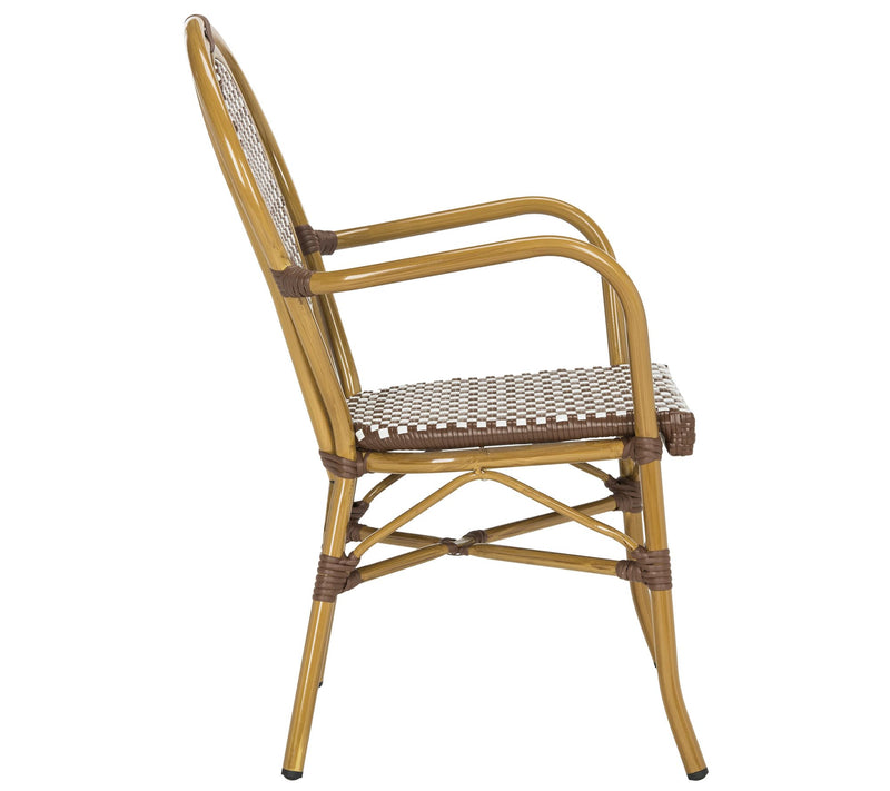 Safavieh Rosen French Bistro Stacking Arm Chair, Set of 2 — View 9