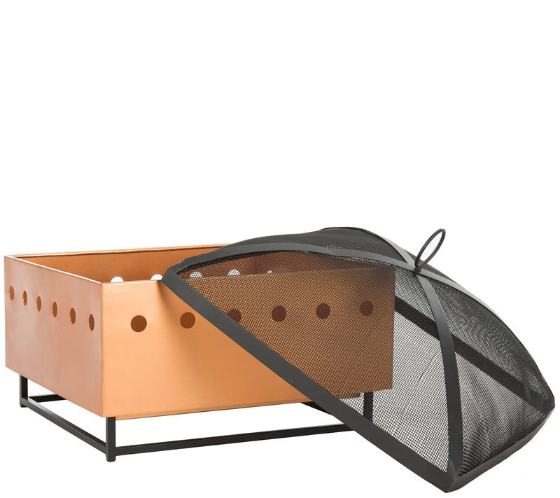 Safavieh Wyatt Square Fire Pit — View 2