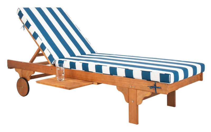 Safavieh Newport Chaise Lounge Chair with SideTable — View 13