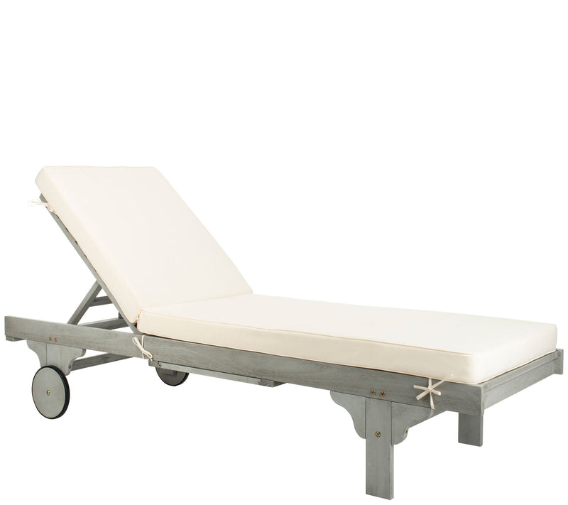 Safavieh Newport Chaise Lounge Chair with SideTable — View 3