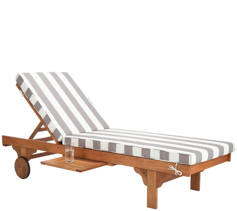 Safavieh Newport Chaise Lounge Chair with SideTable — View 7