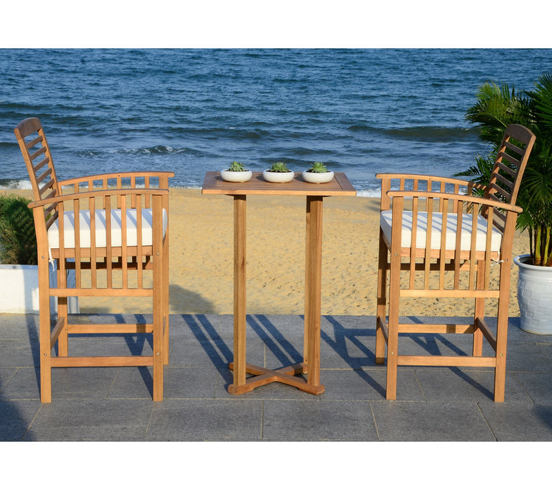 Safavieh Pate 3-Piece Bar Table Bistro Set — View 6