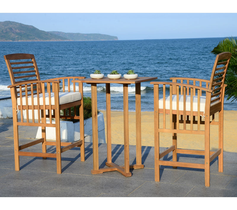 Safavieh Pate 3-Piece Bar Table Bistro Set — View 3