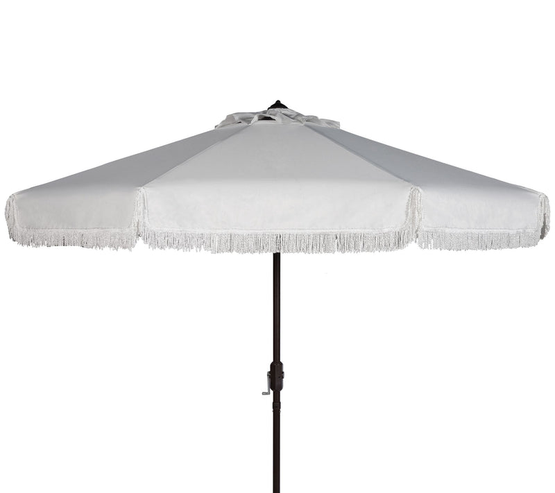 Safavieh Milan Fringe 9' Tilt Umbrella — View 9