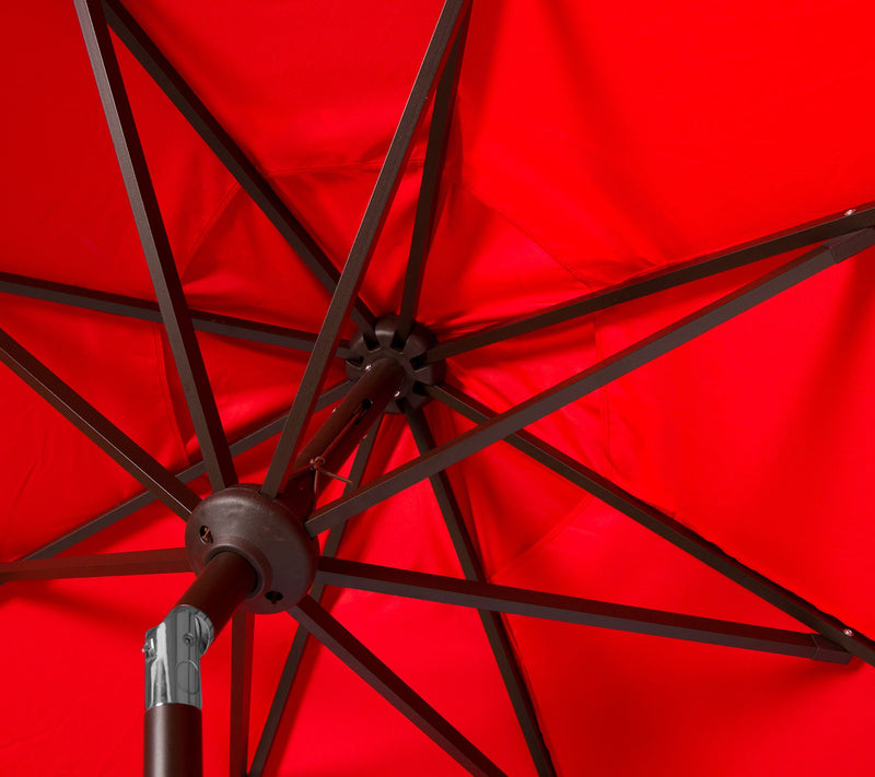 Safavieh Milan Fringe 9' Tilt Umbrella — View 13
