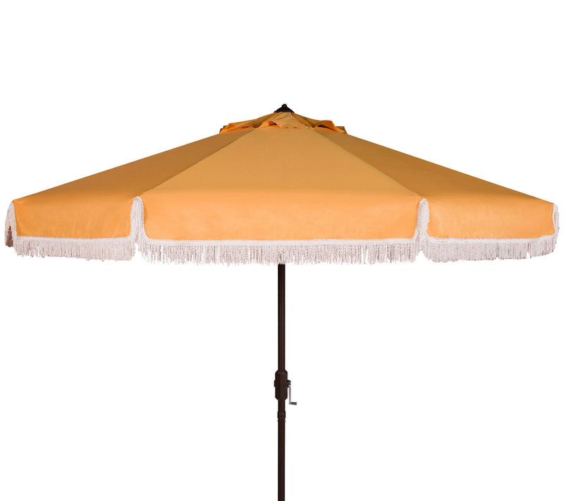 Safavieh Milan Fringe 9' Tilt Umbrella — View 11