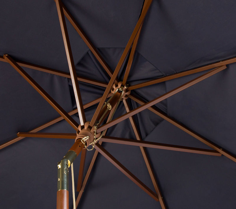 Safavieh Cannes 9' Wooden Outdoor Umbrella — View 13