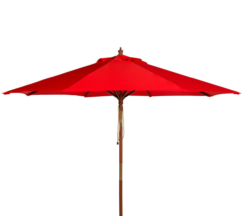 Safavieh Cannes 9' Wooden Outdoor Umbrella — View 9