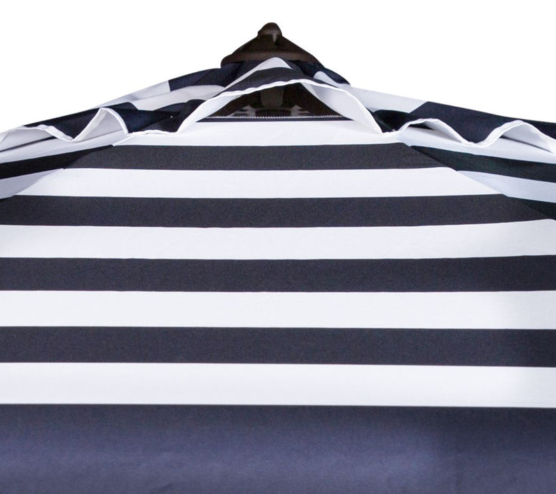 Safavieh Maui Single Scallop Striped 9' Umbrella — View 9