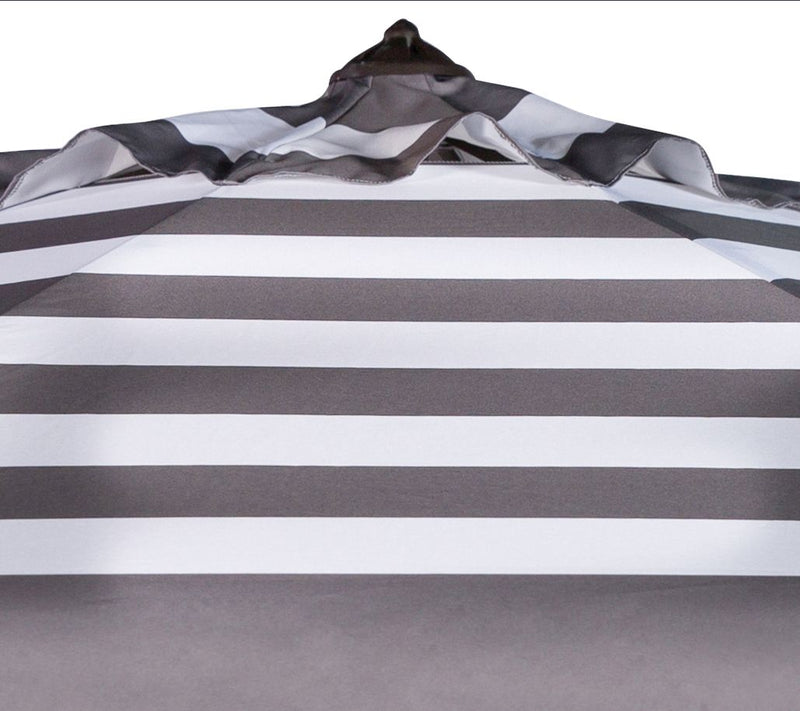 Safavieh Maui Single Scallop Striped 9' Umbrella — View 7