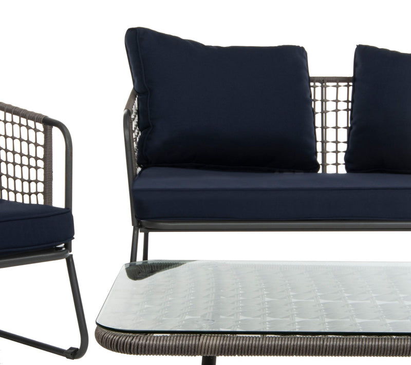 Safavieh Benjin 4-Piece Outdoor Living Set — View 8
