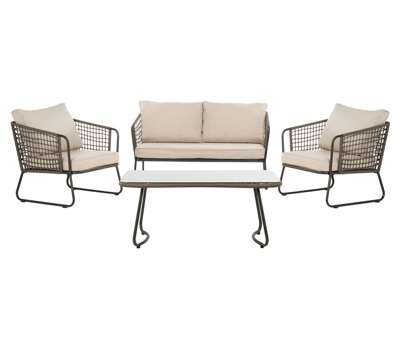 Safavieh Benjin 4-Piece Outdoor Living Set — View 5