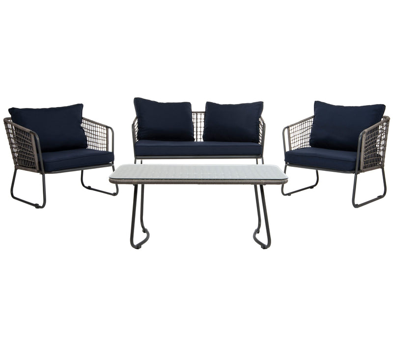 Safavieh Benjin 4-Piece Outdoor Living Set — View 3