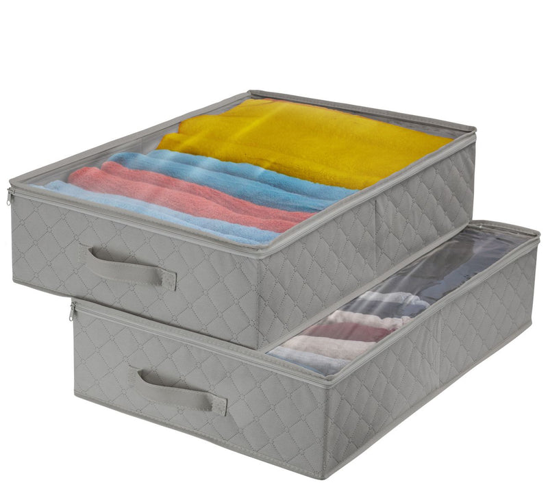 Sorbus Two-Pack Closet & Underbed Storage Bag Set — View 10